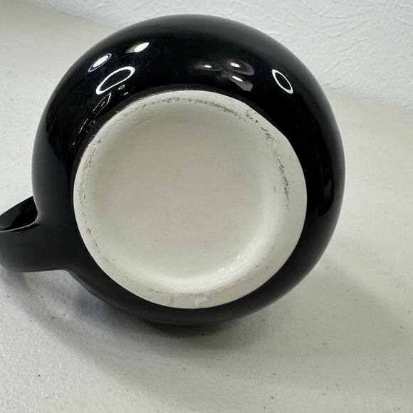 Cat Face Ceramic Coffee Mug Cup with Ears and Whiskers Black Kitty - Picture 4 of 4